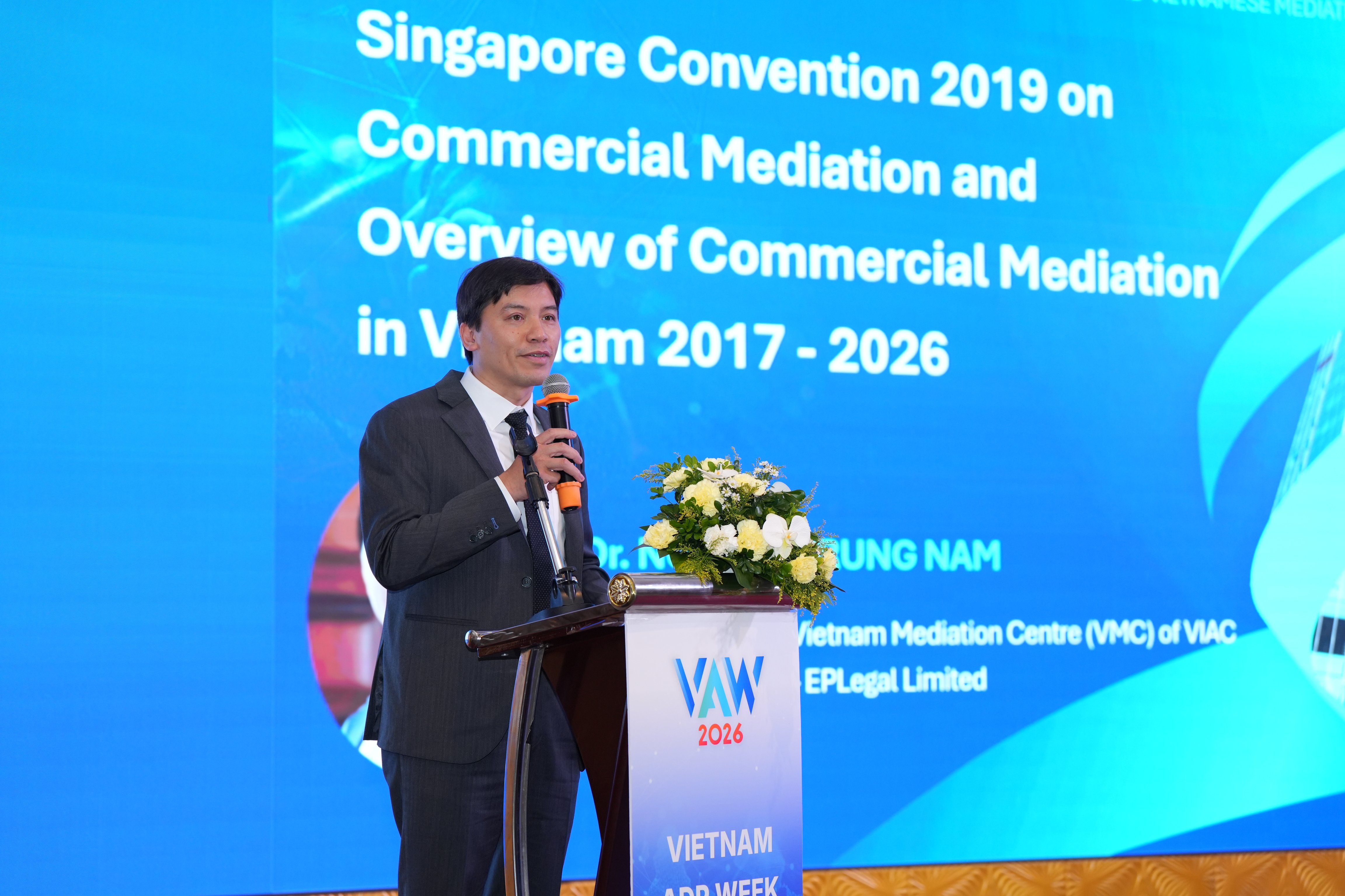 Mr. Nguyen Trung Nam &ndash; Deputy Director of the Vietnam Mediation Centre (VMC) under VIAC